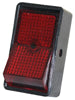 JUMBO ROCKER 16A 12V RED ILLUMINATED