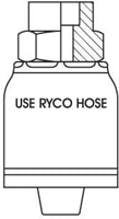 SALVAGE WITH 1/2 INCH THREAD FOR 1/2 INCH HOSE