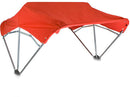 Sun-Smart Tractor Canopy - 3-Bow, 48", Red, Fender Mounting Brackets