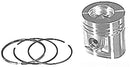 PISTON & RING KIT, 0.5MM OVERSIZED, COMPLETE FOR 4 CYLINDERS. 1 KIT USED IN 4T-390 4 CYLINDER TURBOCHARGED DIESEL ENGINE