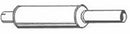 TISCO Muffler for Case, A24314