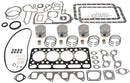 BASIC ENGINE KIT. CONTAINS STANDARD PISTON, RINGS, PISTON PIN, PIN RETAINERS, ROD BUSHING, AND GASKETS
