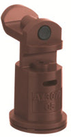 TeeJet AI307005VP AI3070 Air Induction Dual Pattern Flat Spray Tip, Poly, Brown, Orifice 5