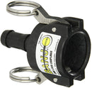 3/4" B SERIES CAM LOCK COUPLER -  3/4"FEMALE COUPLER X 1/2" MALE HOSE SHANK