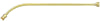 TeeJet 667148 Curved Spray Wand Extension with Fixed Body, Brass, 48", 11/16" Cap Thread, 125 PSI
