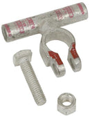 1 AWG TOP POST - FLAG CRIMP/SOLDER POSITIVE BATTERY TERMINAL