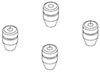 GROMMENTS FOR PUMP 4 PER PACKAGE