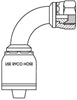 BSPP FEMALE 90 DEGREE BEND WITH 3/4 INCH THREAD FOR 3/4 INCH HOSE