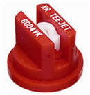 TeeJet XR8004VK XR Extended Range Flat Spray Tip, Poly/Ceramic, 80°, Red, Orifice 4