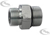 3/8 MALE OFS X 1/2 MALE O-RING BOSS - STRAIGHT THREAD CONNECTOR - STEEL