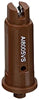 TeeJet AI8005VS Air Induction Flat Spray Tip, Poly/Stainless, 80°, Brown, Orifice 5
