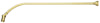 TeeJet 467336 Curved Spray Wand Extension, Brass, 36", 11/16" Cap Thread, 125 PSI