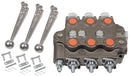 3 SPOOL HYDRAULIC VALVE, CLOSED CENTER WITH FLOAT