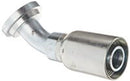 45 DEGREE BEND 1" HOSE X 1-1/4" CODE 61 SPLIT FLANGE
