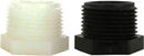 1/8" MPT HEX PLUG-POLY
