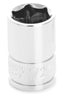1/2 INCH X 6 POINT STANDARD IMPACT SOCKET - 3/8 INCH DRIVE