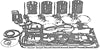 BASIC ENGINE OVERHAUL KIT FOR FORD TRACTORS