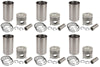 REBORE SLEEVE & PISTON KIT. CONTAINS 6-RBS514 SLEEVES, 6-D7NN6108A PISTONS, 4-DFPN6149E RINGS. TRACTORS: TW20, TW30, 9700