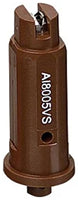 TeeJet AI8005VS Air Induction Flat Spray Tip, Poly/Stainless, 80°, Brown, Orifice 5