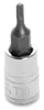 T-10 STAR X TORX BIT IMPACT SOCKET - 1/4 INCH DRIVE