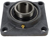 4 HOLE CAST IRON FLANGE WITH 2-3/16" BEARING - SET SCREW LOCK