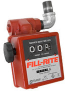 Fill-Rite 806CL 3-Digit Mechanical Fuel Transfer Meter (Liters) 1" NPT threads 
