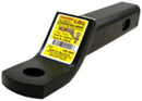 CUSHIONED HITCH BALL MOUNT FOR 2" RECEIVER TUBE    6" DROP