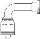 CODE 61 FLANGE 90 DEGREE LNG BEND WITH 1 INCH THREAD FOR 1 INCH HOSE