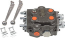 2 SPOOL HYDRAULIC VALVE, OPEN CENTER