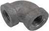 1 INCH X 1 INCH FNPT X FNPT  BLACK IRON ELBOW - 90