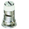 TeeJet TFVS4 Turbo Flood Wide Angle Spray Tip, Poly/Stainless, White, Orifice 4