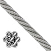 7X19 GALV CABLE 3/16 INCH X 500' REEL