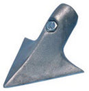 AgSmart Danish Cultivator Sweep - 4", Extended Wear