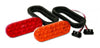 6.5 X 2.25 OVAL AMBER LED-MIRROR FIN