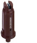 TeeJet AI9505EVS Air Induction Flat Spray Tip, Poly/Stainless, 95°, Brown, Orifice 5, Banding