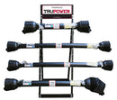 A-FRAME DISPLAY RACK FOR PTO SHAFTS AND HYDRUALIC CYLINDERS