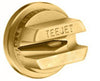 TeeJet OC12 Off-Center Flat Spray Tip, Brass, Orifice 12