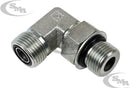 1/2 MALE OFS X 3/8 MALE O-RING BOSS 90 DEG; - STRAIGHT THREAD ELBOW - STEEL