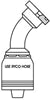 CODE 62 FLANGE 45 DEGREE BEND WITH 1 INCH THREAD FOR 1 INCH HOSE