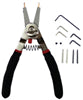QUICK SWITCH PLIERS WITH AUTOMATIC RATCHET LOCK AND TIP KIT