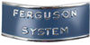 FERGUSON HOOD EMBLEM - BLUE BACKGROUND
