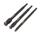 3 PIECE 6 IN. IMPACT WOBBLE SOCKET ADAPTER