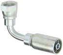 FEMALE SWIVEL 90 DEGREE BEND 3/8" HOSE X 3/4" DIN LIGHT UNI SEAT
