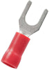 SPADE CONNECTOR INSULATED 22-18AWG RED