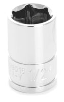 1/2 INCH X 6 POINT STANDARD IMPACT SOCKET - 3/8 INCH DRIVE