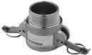B SERIES 1-1/4" ALUMINUM FEMALE COUPLER X MALE PIPE THREAD
