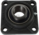 4 HOLE CAST IRON FLANGE WITH 1-11/16" BEARING - SET SCREW LOCK
