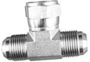 1/2 MALE JIC X 1/2 MALE JIC X 1/2 FEMALE JIC SWIVEL - SWIVEL NUT BRANCH TEE -STL