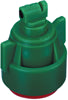 TeeJet TTI110015VPCE Turbo Induction Flat Spray Tip, Poly, 110°, Green, Orifice 1.5