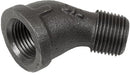 3/8 INCH X 3/8 INCH MNPT X FNPT  GALVANIZED STREET ELBOW - 45